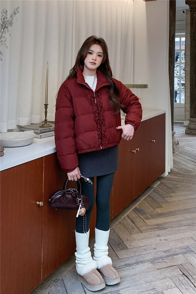 小香风羽绒服女短款2025冬季新款高级感小个子超好看洋气显瘦外套,女装羽绒服,2C126
