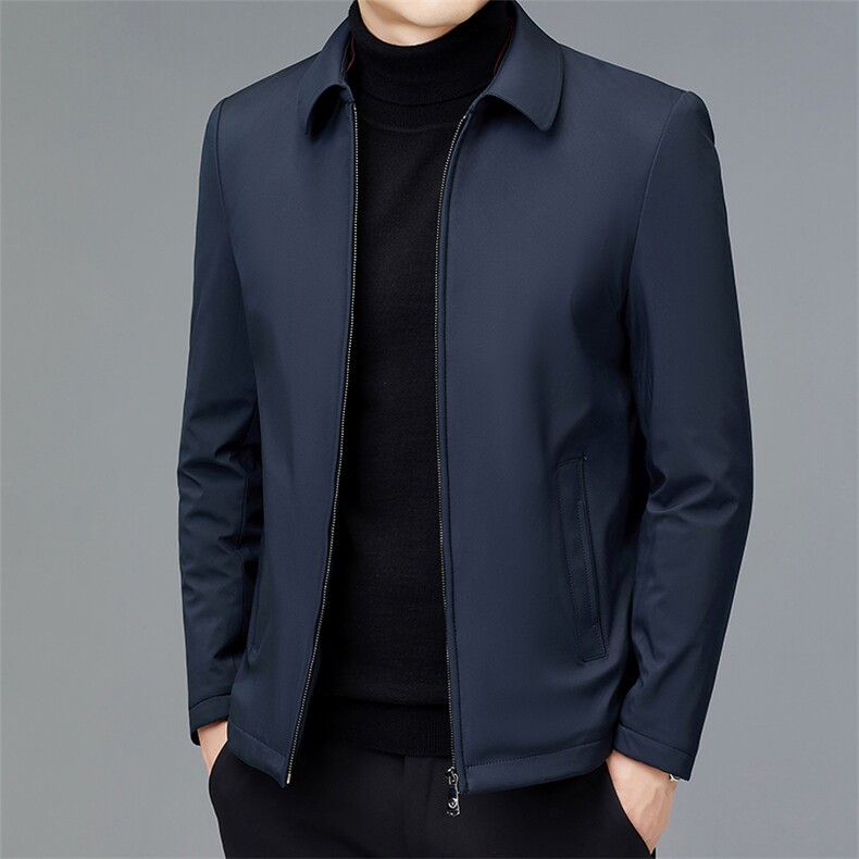 冬季加厚保暖棉服男2023年中年男士棉衣外套休闲棉袄爸爸男装上衣,男装棉衣,电商B212（原钱塘6029）