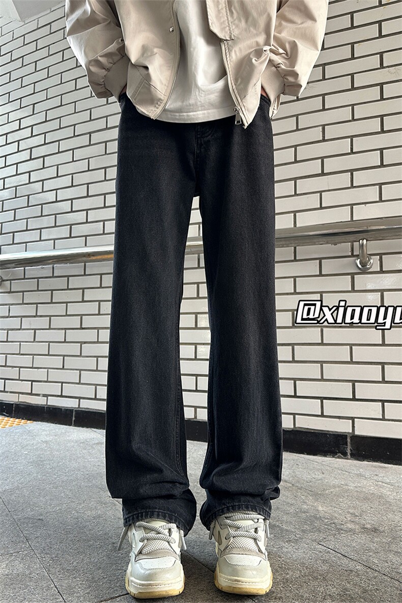 XZ616春季新款复古弯刀设计感牛仔裤休闲长裤TY2407P65控78,男装牛仔裤,星座512A（原616）
