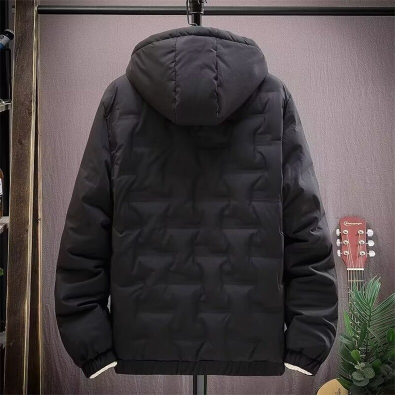 连帽羽绒服男士短款冬天年新款冬季潮牌潮流帅气加厚冬装外套,男装羽绒服,星座1013-1