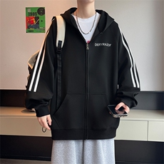 卫衣开衫男女连帽外套春秋新款宽松百搭上衣XZ102B-1W2558P65，女装短外套，星座102B-1