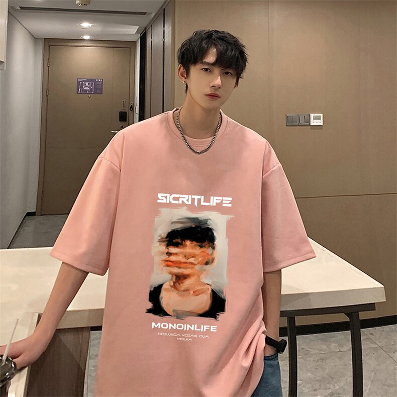 麂皮绒短袖t恤男大码半袖男JD82213-P25,男装T恤,电商A040