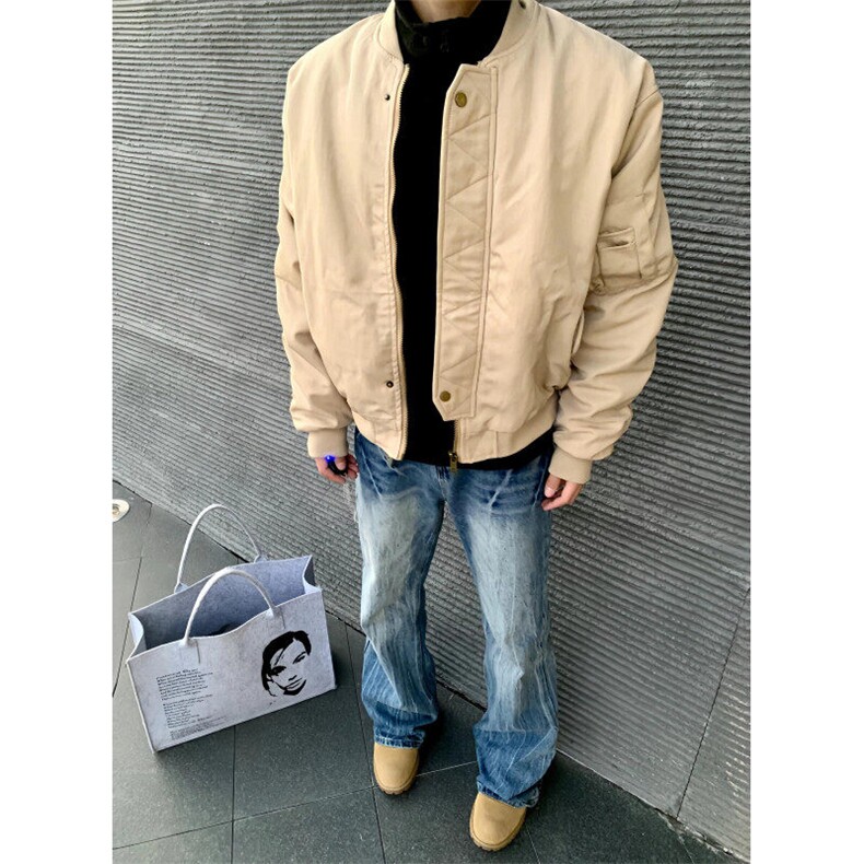 【有货】XZ434CC-特P76美式飞行夹克男春秋短款棒球服外套,男装夹克,星座1007（原301D）