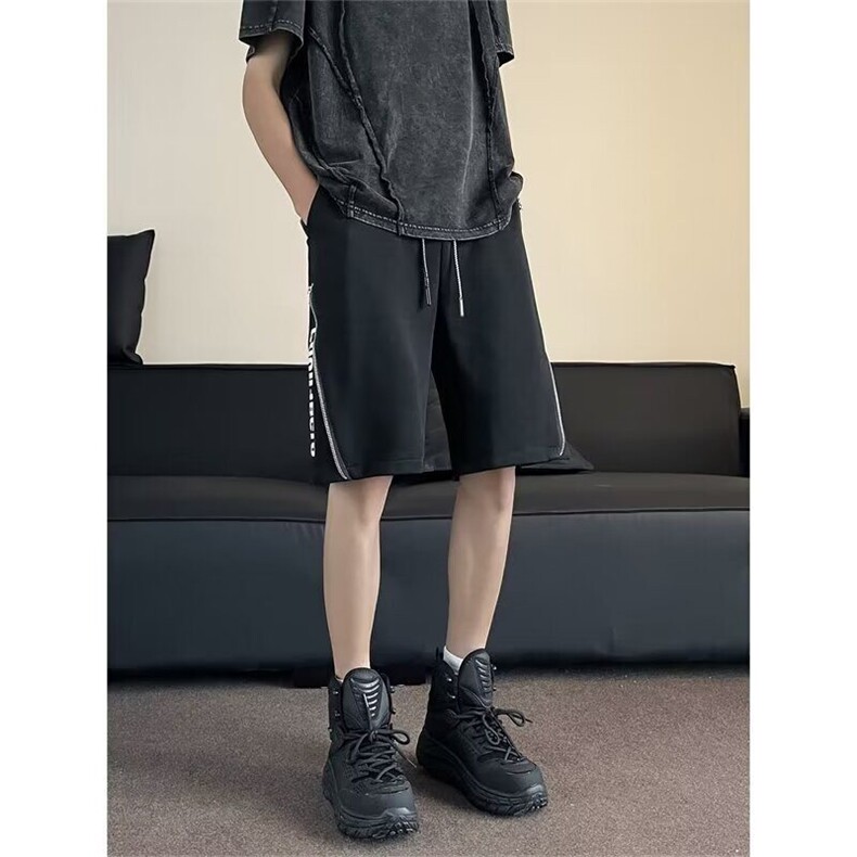 冰丝薄款运动短裤男夏季男士速干透气五分裤宽松休闲裤,男装休闲裤,星座506