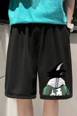 MK37005-P15冰丝短裤男士大码宽松休闲五分裤男运动中裤港风，男装休闲裤，电商A040