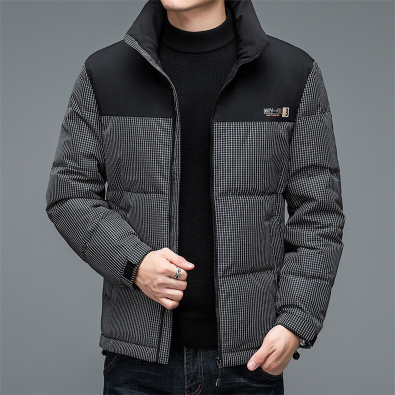 ANY22022钱塘2020-3秋冬新款男士休闲立领保暖羽绒服外套P235,男装羽绒服,钱塘207-3