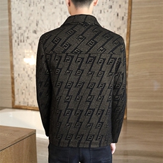 新款男士秋冬季呢子夹克修身外套翻领时尚毛呢大衣短款N57P130，男装夹克，电商B226-2（原B217-2）