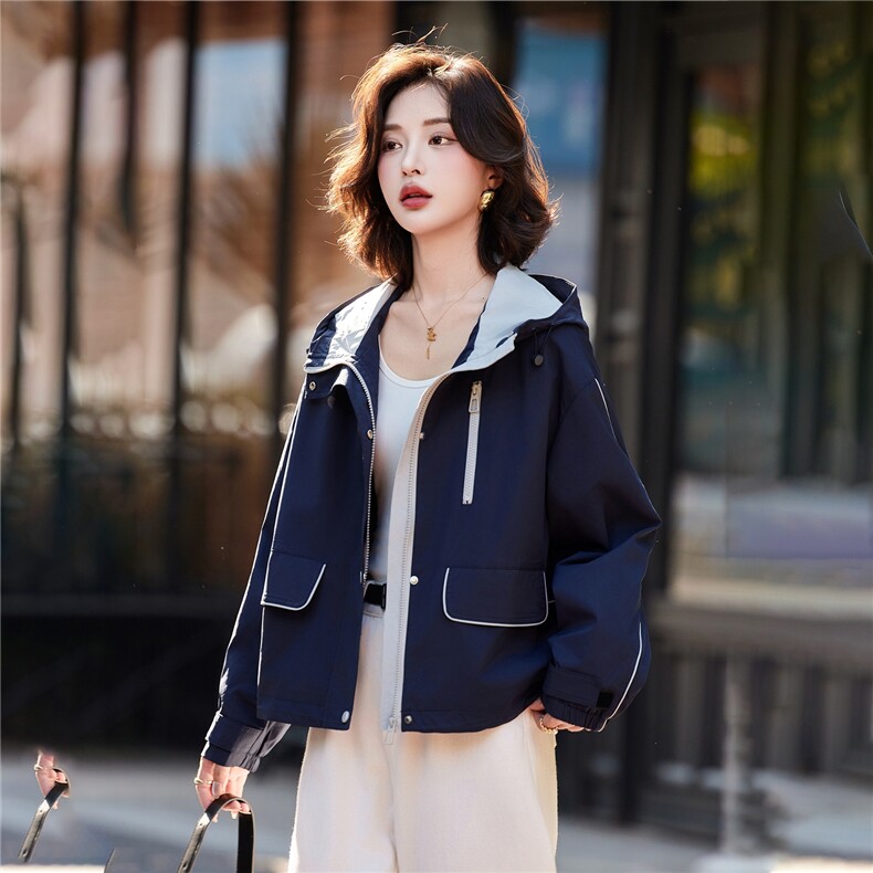 2025秋装新款时尚潮流短外套，女装短外套，姿萝菲