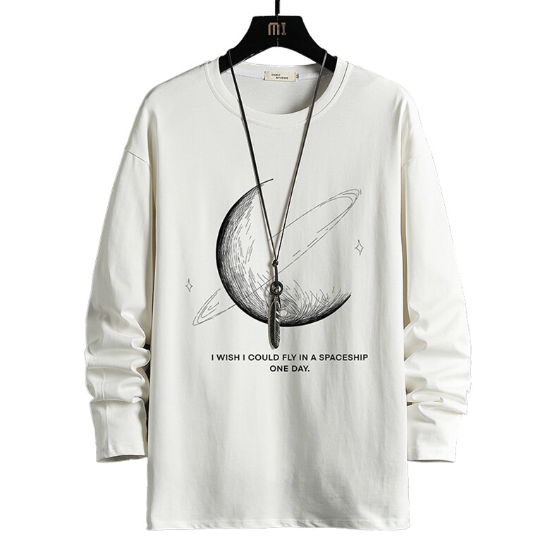 TX3246-P25纯长袖t恤男大码圆领打底衫体恤网格,男装T恤,电商A040A