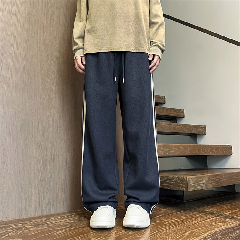 311B-1-1938-P33控69秋冬潮流弯刀裤休闲宽松直筒运动长裤,女装休闲裤,星座311B-1