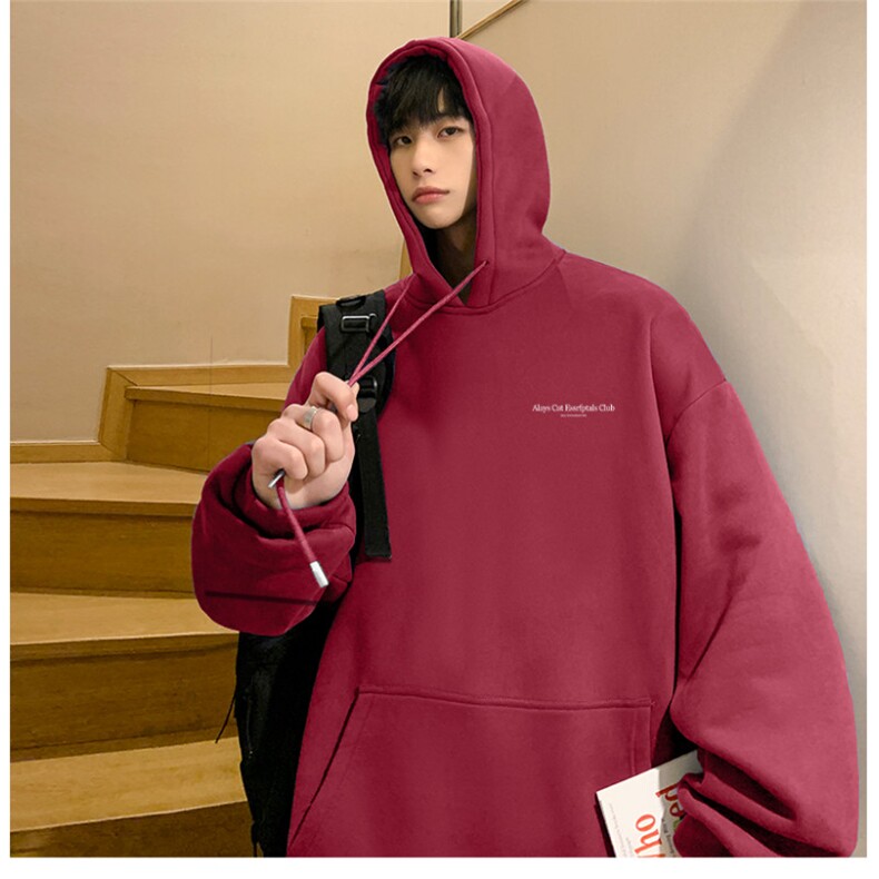 抖音供货、重磅360克现货加绒印花连帽卫衣HD019-1-LMWY44109-P40,男装卫衣,电商019-1