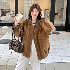 2C085-Q105P160新款春装复古棒球服夹克外套控238，女装短外套，2C085