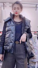 秋冬新款大拉链马甲，女装马甲，帝瀛 DY