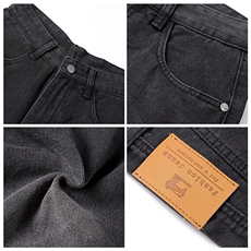 8XL-M特大码牛仔裤短裤男美式倒装五分裤子宽松直筒DK1527P45，男装牛仔裤，电商D206-1