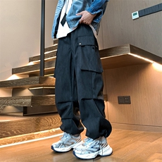 2026春款扎染脏脏裤情侣工装裤男士宽松休闲裤长裤K6630-特P48，男装工装外套，电商A006