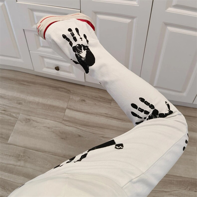 现货高品质美式高街手掌印情侣牛仔裤610A-1-YG872-特P45,男装牛仔裤,星座610A-1