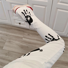 现货高品质美式高街手掌印情侣牛仔裤610A-1-YG872-特P45，男装牛仔裤，星座610A-1