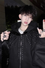 细闪烫钻连帽卫衣开衫外套WY113特P68，女装短外套，星座908-1