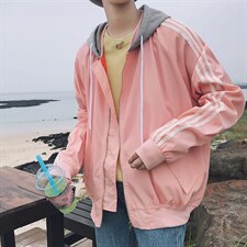 【】A003-927-P50秋冬季拼接连帽夹克男外套韩版，男装夹克，电商A003