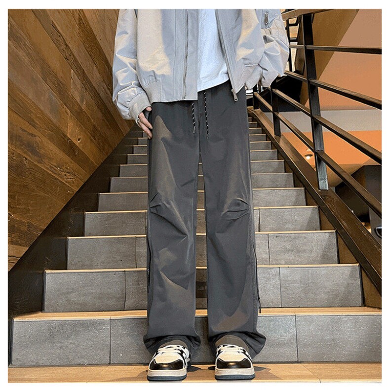 M677-P38美式户外机能防水冲锋裤男冬季高街工装宽松直筒裤子,男装休闲裤,星座603-2