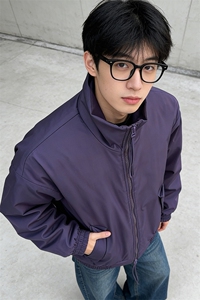 马年限定款紫气东来三防加厚宽松棉衣冬装棉服外套男装S542-特P68图片