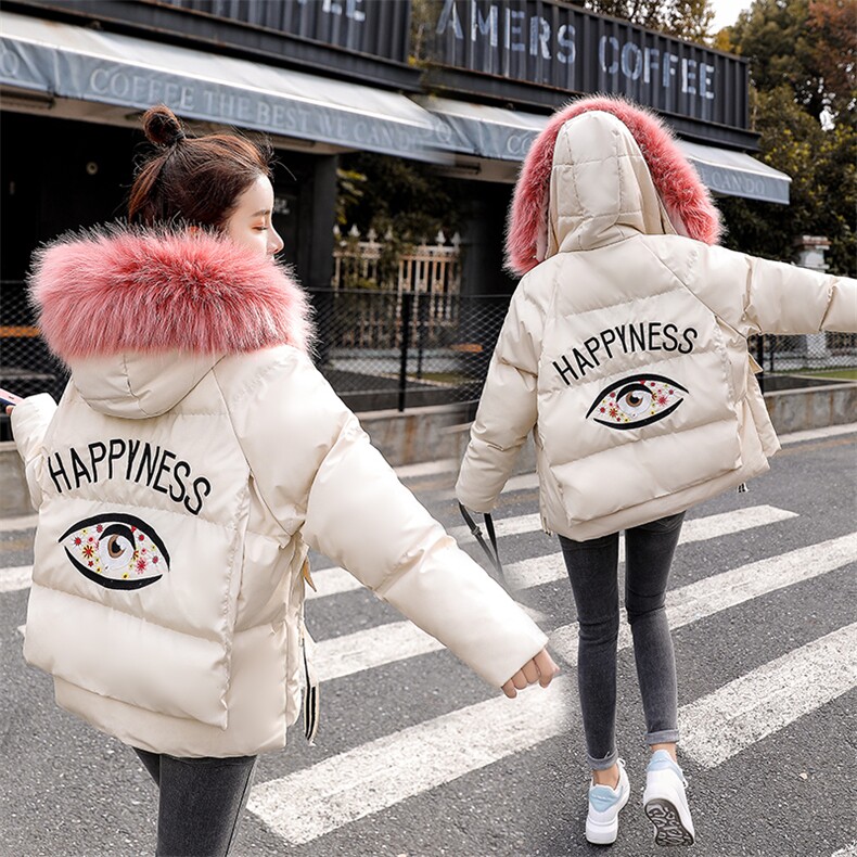 棉服女2021新款面包服宽松bf中长款羽绒棉衣冬季外套加厚棉袄,女装棉衣/棉服,艾尚靓装