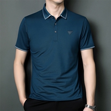 SQY9813男式2023年夏季新款T恤男短袖商务时尚休闲POLO衫男装P55，男装T恤，电商B360
