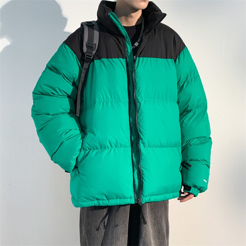 经典北面拼色棉衣大码M-6XL得物直播品质2321特P90,男装棉衣,电商A309
