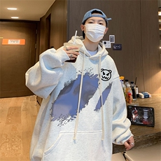 直播品质360克重磅美式印花卫衣Y220特P35同步供应华棉P45特，男装卫衣，电商A486