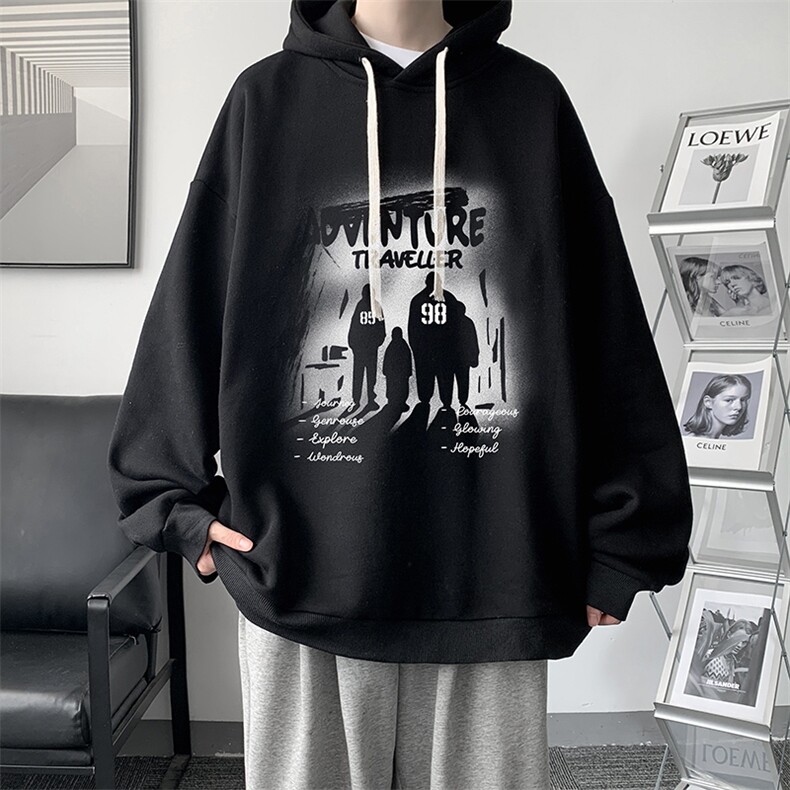8XL连帽卫衣男大码胖子帽衫大号运动服WY2374-P35图片