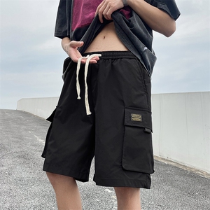高街短裤男夏季百搭外穿运动裤港风潮牌宽松休闲五分裤子图片