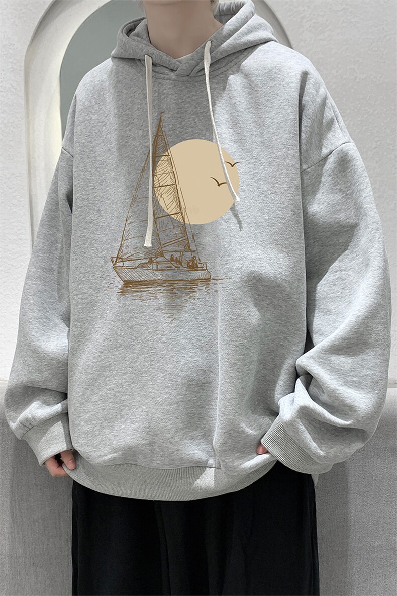 连帽卫衣男大码胖子帽衫大号运动服WY2409-P35,男装卫衣,电商A040