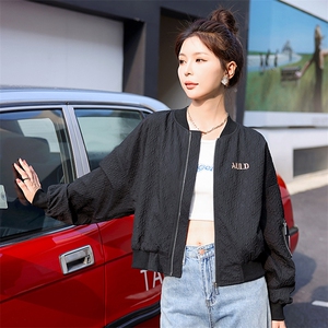 秋短款小个子2022新款韩版宽松百搭棒球服薄款夹克潮图片