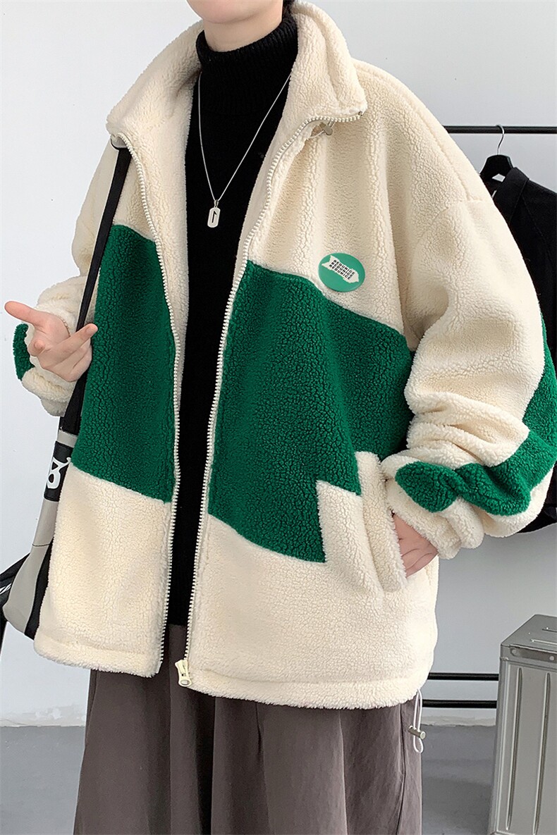 冬款加绒加厚棉衣外套港风潮羊羔绒百搭棉服男士8146-P115控价158,男装棉衣,电商A441-1