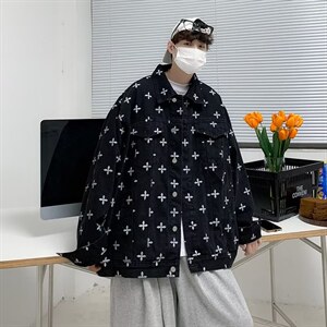 新款翻领外穿标准长袖百搭单排扣原宿夹克BW29P60图片