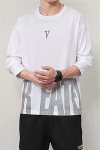 男士秋季百搭长袖t恤宽松休闲上衣潮流潮牌纯棉体恤衫DS920T图片