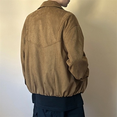 现货新款鹿皮绒夹克外套男宽松休闲日系短款上衣A351-AJ2599-P115，男装夹克，电商A351