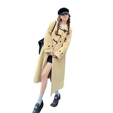 【大货已出】新品高级双面羊毛大衣2C081-8089P285K428，女装毛呢外套，2C081