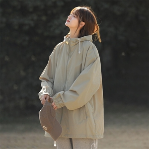 904-2-SF2777-P38夏季UPF50+防紫外线外套男女中性防晒衣连帽图片