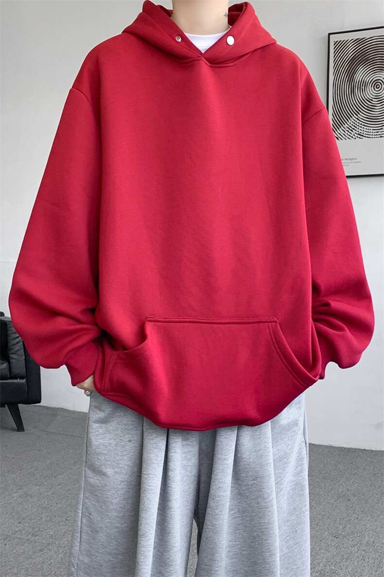 8XL-M美式连帽卫衣男高级感外套hiphop特大码上衣潮WY10P55控78,男装卫衣,电商D206-1