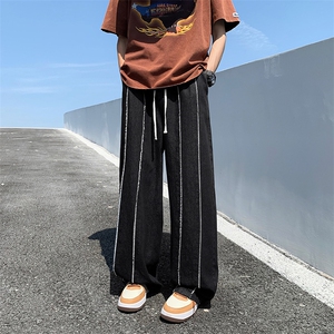 2024春夏季美式高街牛仔裤新款薄款宽松百搭休闲裤男 K6344-P45图片