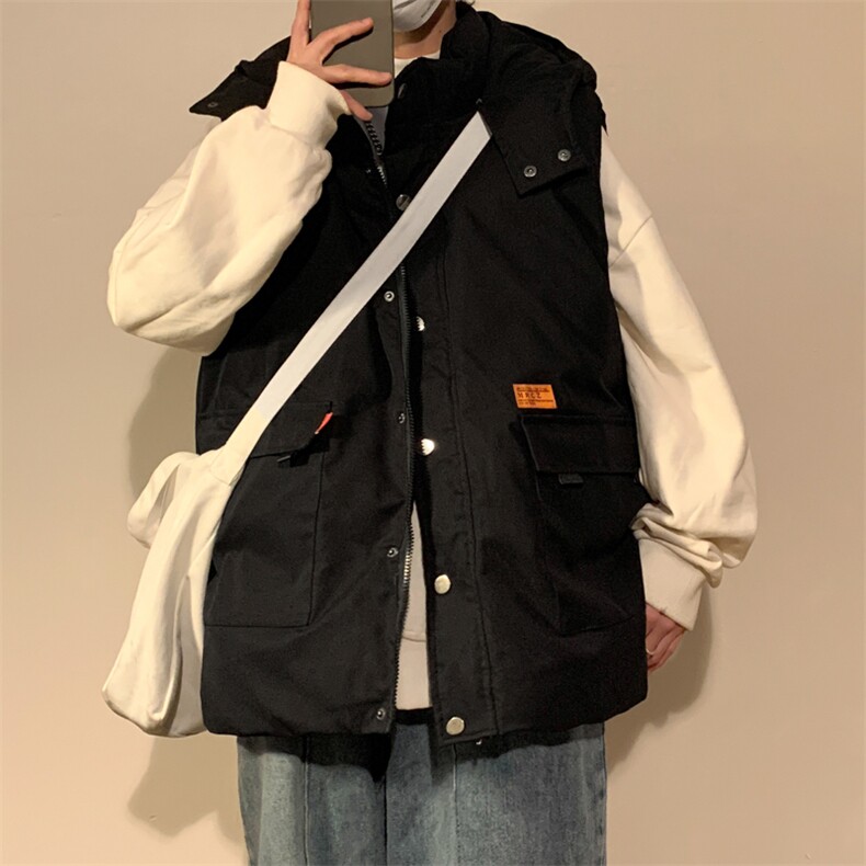 电商DSA028-MJ103100聚酯P75冬季新款加厚马甲男士外套控108,男装背心/马甲,电商A028
