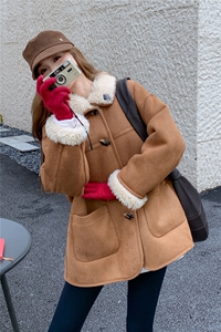 2025冬季新款加厚羊羔毛双面穿外套203-9536-P195-K278图片