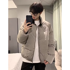 高街短款棉衣男款冬季宽松加厚面包服美式立领棉服外套M63，男装棉衣，星座1116A（原606A-3）