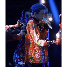 控价138老薛同款东北牡丹花西装裤子过年正装套装XZ1401566P-85，男装夹克，电商A128