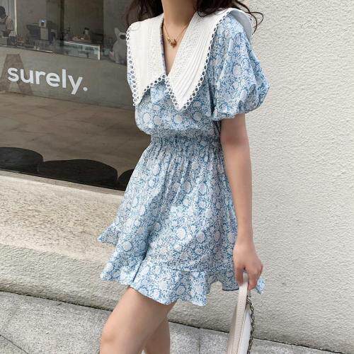 碎花连体短裤，女装，XTZ style