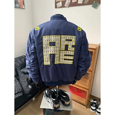 刺绣字母飞行夹克加棉棉服外套夹克JK971特P67棉服JK972特P77，男装夹克，星座908-1