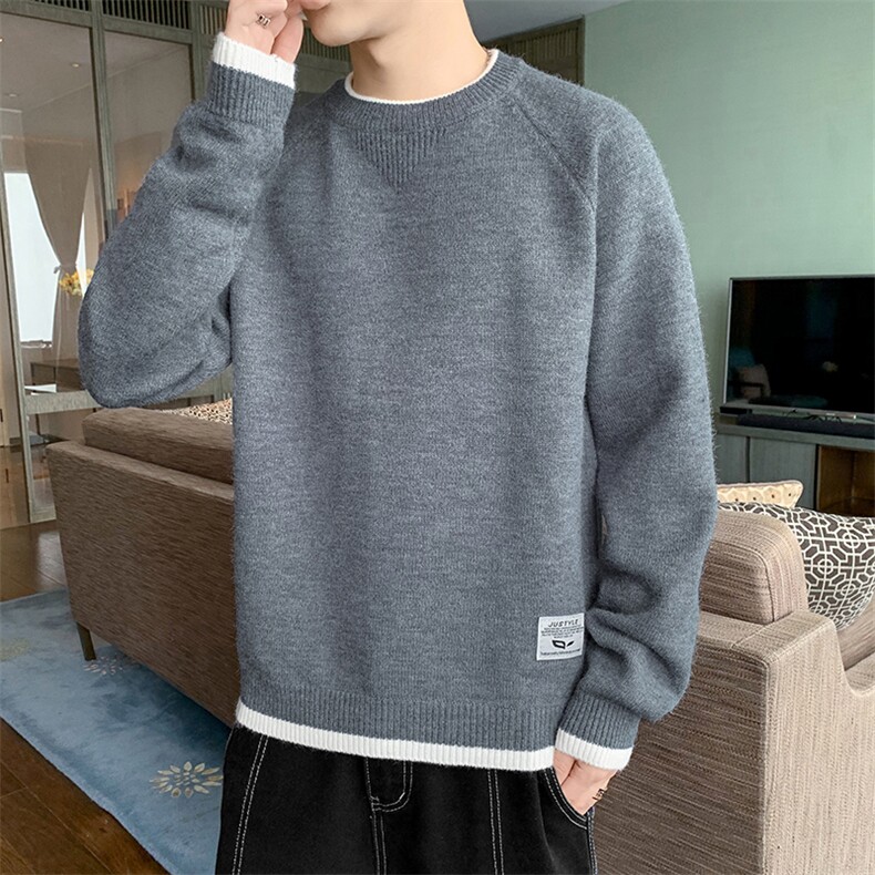 爆品  毛衣男士冬季保暖男针织衫打底衫上衣M604-P50图片