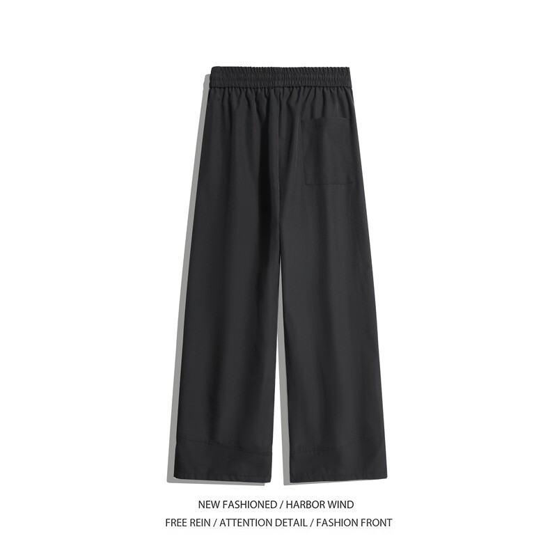 抖音品质秋季新款机能拉链防水宽松冲锋裤B315-K24251-特p35控68,男装休闲裤,电商B315