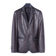 9599-1秋冬新款男士西服二层绵羊皮外套P520，男装皮衣，电商B360
